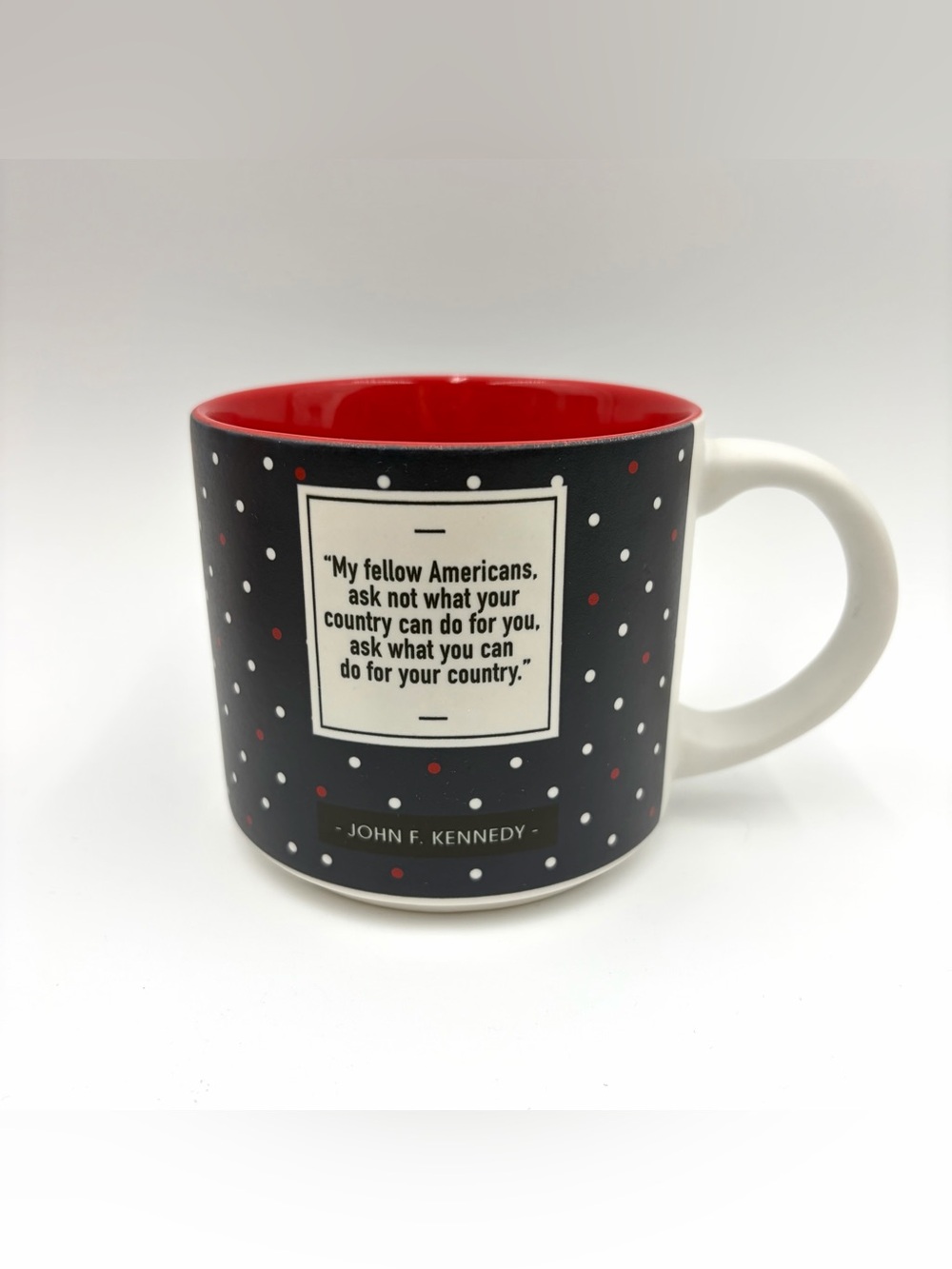John F. Kennedy Presidential Library and Museum Red White Blue Coffee Mug
